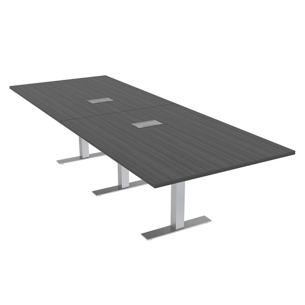 Skutchi Designs 45 in W, 144 in L, 29 in H, Engineered Wood Top, Grey HAR-REC-48x143-T-ELEC-ASIANNIGHT - main